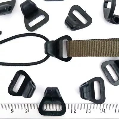 Гачок брючний 1,5см чорний (100шт)