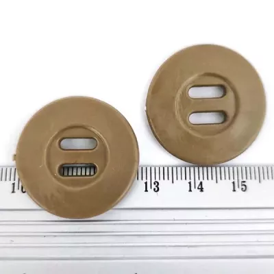 гудзик військовий з прорізом 28 мм беж, 1000шт