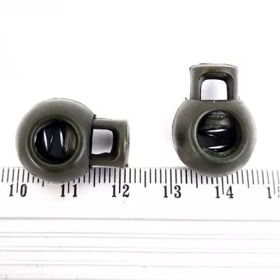 Стопор чорна кулька, 15 мм