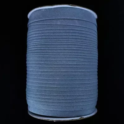 Бейка поліестер 1.5 см, сірий №69, 130 м