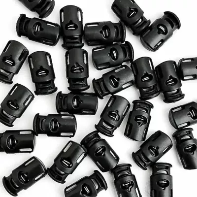 стопор бочка з бічним кріпленням, чорний, 100шт