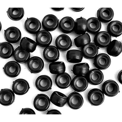 Намистина під стопор чорні (100шт)