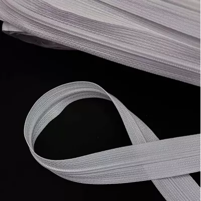 Блискавка в рулоні біла, тип 3