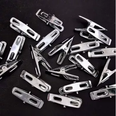 зажим-клипса 10х45 мм, 20 шт 