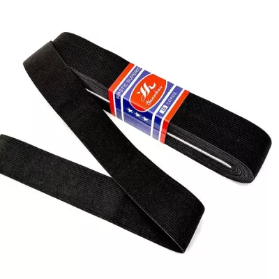 резинка  4 см чорна (боб 10 м) К