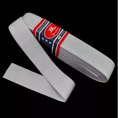 резинка  4 см біла (боб 10 м) К