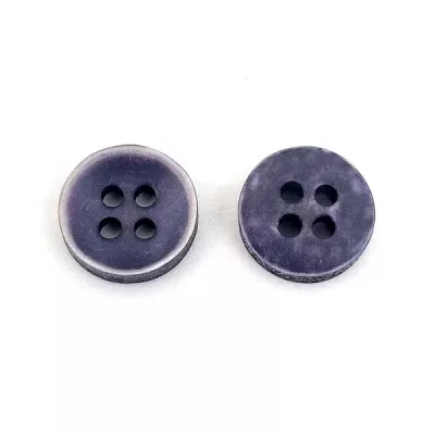 Гудзик сорочковий матовий джинс 18/4, 100 шт