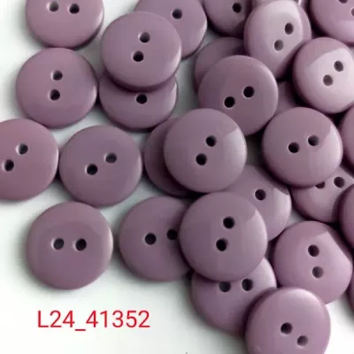 гудзик плоский 24/2, в упак 100 шт, кольоровий