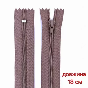 блискавка пластик 18 см 4х4 кольорова