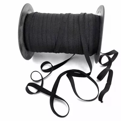 Резинка бельевая черная, 8 мм 