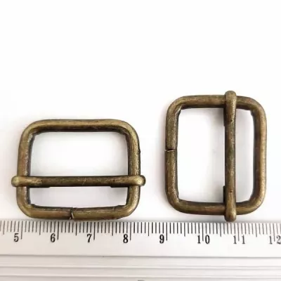 рамка з проволоки з регулятором 25х20 мм, антик, упак 50 шт