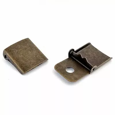 застібка на бейсболку, 20 мм, антик, 500 шт