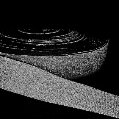 Резинка чорна+люрекс, 4 см