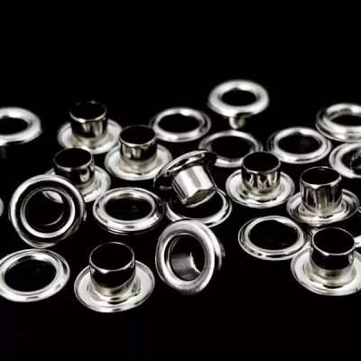 Блочка нікель, 5мм антимагніт + кільця,1000 шт