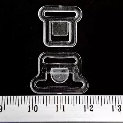 Регулятор для бретель, отстегивающийся прозрачний, 10 шт