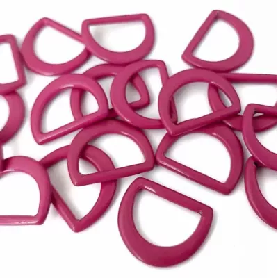 Напівкільце малинове, 18мм