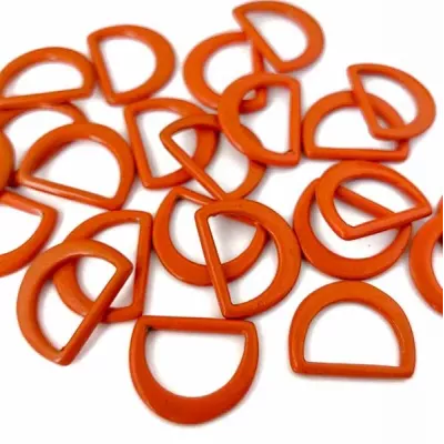півкільце лите оранжеве, 18 мм
