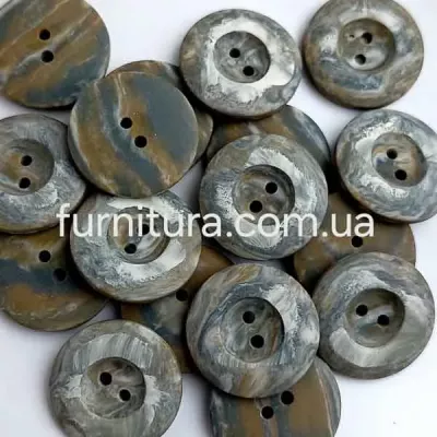 гудзик F L36/2 уд, мультиколор, уп.50 шт