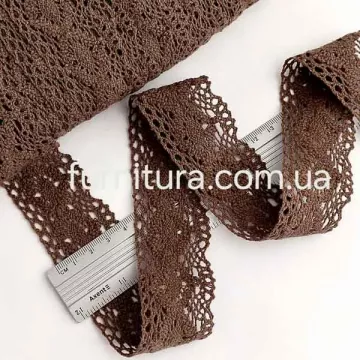 Кружево Кроше белое, ширина 4 см  5023