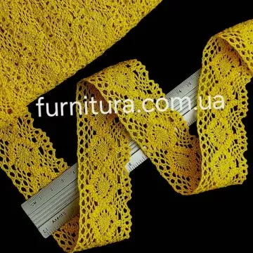Кружево Кроше белое, ширина 4 см  5023