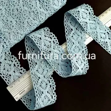 Кружево Кроше белое, ширина 4 см  5023