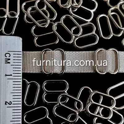 Регулятор вісімка срібло метал, 0.8 см