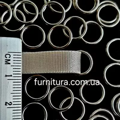 Регулятор кольцо срібло металл, 0.8 см