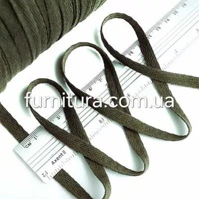  тасьма кіперна х/б 8 мм, боб 200 м, хакі № 5229