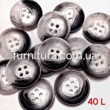 пуговица на пальто  L 40, упак 100 шт