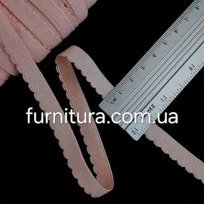 Резинка станова 1 см персикова