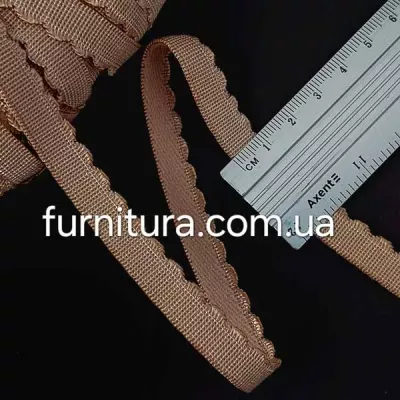 Резинка станова 1 см бежева