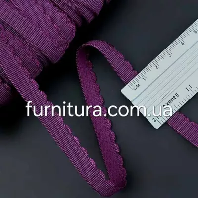 Резинка становая 1 см сливовая