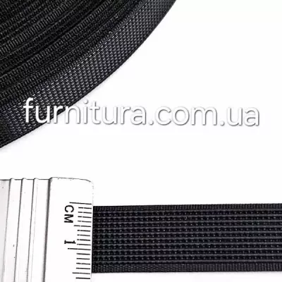 Регілін 15 мм чорний, 45 м