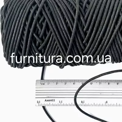 Канат-резина 3 мм боб- 100 м - чорна