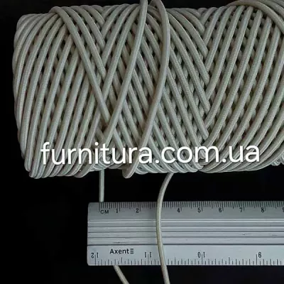 Канат-резина 3 мм боб- 100 м - молоко (29)