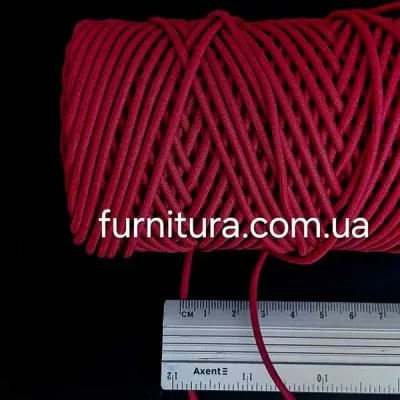 Канат-резина 3 мм боб- 100 м - красная (115)
