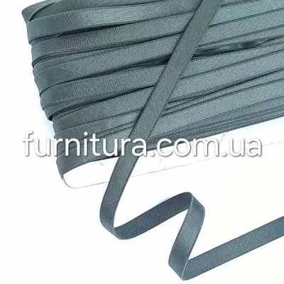 Резинка для бретелів темно-сіра, 1 см