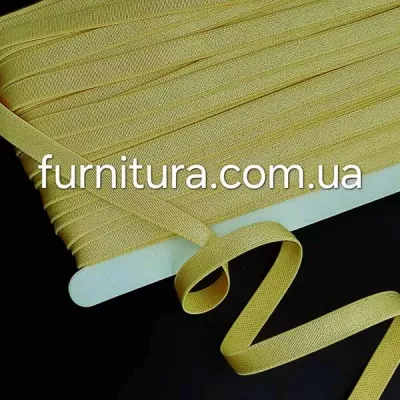 Резинка для бретелів жовта, 1 см