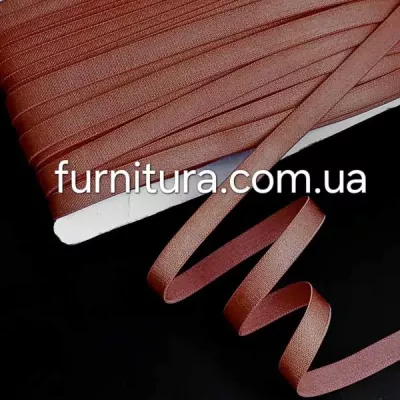 Резинка для бретелів коричнева, 1 см