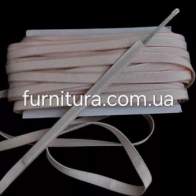 Лента туннельная 10-12 мм, цвет светлый персик, 46м 