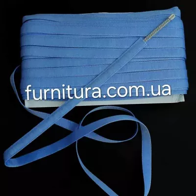 Стрічка тунельна 10-12 мм, колір блакитний, 46м 