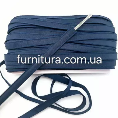 Лента туннельная 10-12 мм, цвет темно-синий, 46м 
