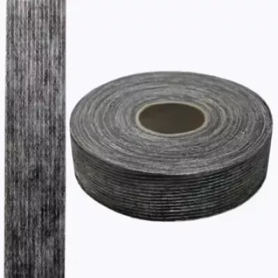 Кромка флизелиновая долевая черная, 25 мм - 100 м