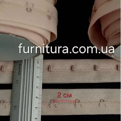 Гачки пластикові на стрічці, 45м