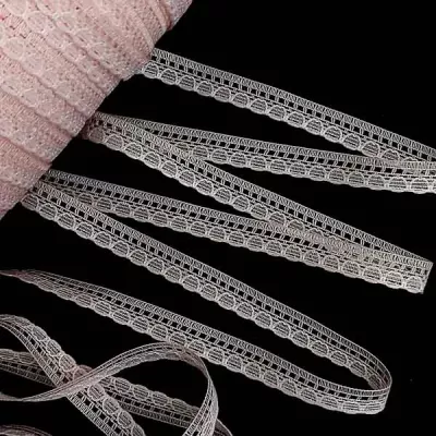 Мереживо павутинка 1 см, персикове