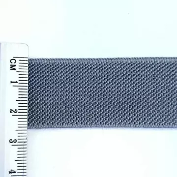 Резинка курткова 2,5 см сіра (боб 25 ярд)