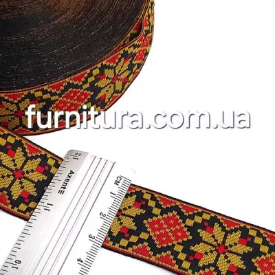 Стрічка український орнамент 3 см (23м)