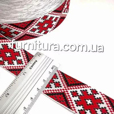 Стрічка український орнамент 3 см (23м)