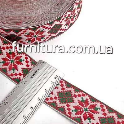 Стрічка український орнамент 3 см (23м)