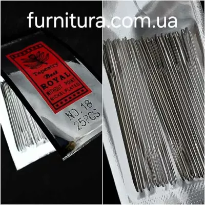 Голка №18 для вишивки з тупим кінцем, 25 шт